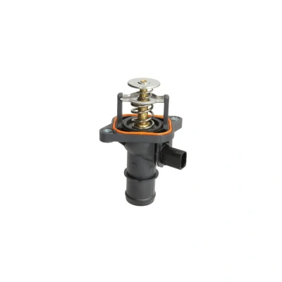 Abbildung von THERMOTEC D2T005TT Kühlwasserthermostat mit Gehäuse VOLKSWAGEN: Golf 4 Schrägheck, 5 Variant, AUDI: A3 Schrägheck