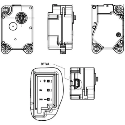 Abbildung von MAHLE ORIGINAL AA 15 000P Stellelement, Mischklappe VOLVO: V70 2