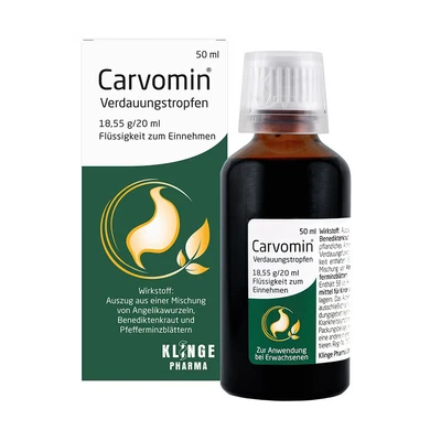 Abbildung von Carvomin Verdauungstropfen 50 ml