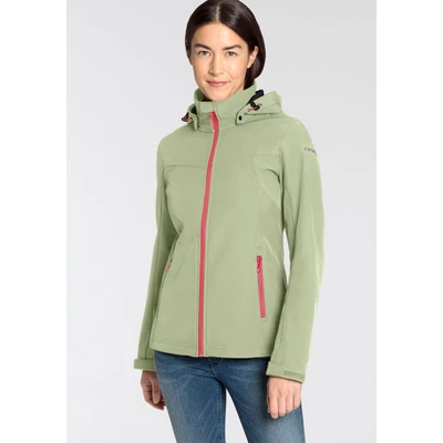 Abbildung von Icepeak SOFTSHELLJACKE &quot;D BRENHAM&quot;, mit Kapuze, hohem Stehkragen