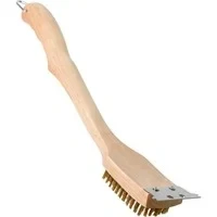 Abbildung von Napoleon Grillbürste mit Holzgriff und Messingborsten 46cm
