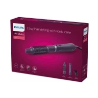 Abbildung von Philips Warmluftbürste AirStyler Series 3000 BHA305/00, mit Ionen Technologie, Keratin Keramikbeschichtung und 3 Aufsätzen
