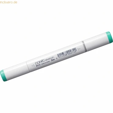 Abbildung von COPIC Sketch Marker Typ BG 13, Mint Green, professioneller Pinselmarker, mit einer Super Brush Spitze und Medium Broad