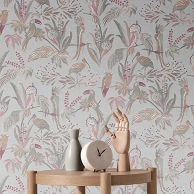 Abbildung von living walls Vliestapete &quot;House of Turnowsky Designer Vogeltapete&quot;, matt, Kunst Pflanzen