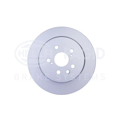 Abbildung von HELLA 8DD 355 111 701 Bremsscheibe 288 10 05/08 100 voll beschichtet ohne Radbefestigungsbolzen, Radnabe PRO TOYOTA: Avensis I Kombi