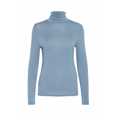 Abbildung von ICHI Ihphiluca Strickpullover, Damen, Größe: Large, Blue mirage