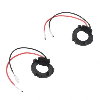 Abbildung von Keenso Auto Scheinwerfer Halter, 2 Stück H7 LED Lampenfassung Halter Adapter für MK7