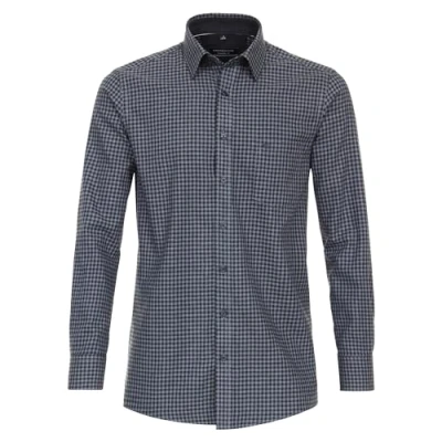 Abbildung von Casamoda Comfort FIT Langarm Hemd blau, Herren, Größe: Medium, Blau