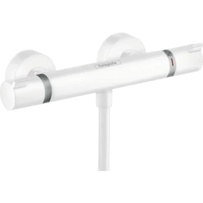 Abbildung von HansGrohe Ecostat Comfort Thermostatbatterie in Weiß matt