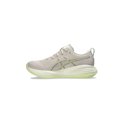 Abbildung von Asics Gelcumulus 27 Laufschuh Straße, Damen, Größe: 36, Mineral beige huddle yellow Schuhe