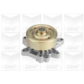 Abbildung von GRAF PA919 Wasserpumpe mit Dichtring mechanisch Stahlblech 90 für Keilrippenriementrieb TOYOTA: Corolla IX Schrägheck, Celica VII Coupe
