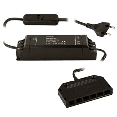 Abbildung von SO TECH® Transformator 12V / 6, 12, 15, 30 oder 50W mit Wippschalter LED Trafo