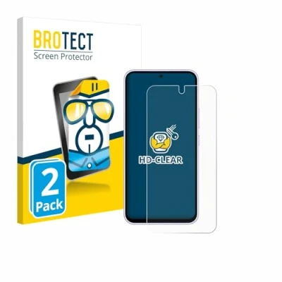 Abbildung von BROTECT (2 Stück Schutzfolie für Samsung Galaxy A54 5G Enterprise Edition Displayschutz Folie Ultra Klar