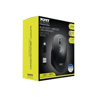 Abbildung von PORT DESIGNS 900716 Mouse Right Hand RF Wireless + Bluetooth Optical 3200 DPI