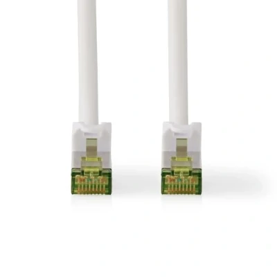 Abbildung von Nedis CAT7 Netzwerkkabel S/FTP RJ45 Stecker 2.00 m Snagless Rund LSZH Weiss Label