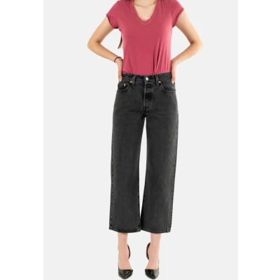 Abbildung von Levi&#039;s Jeans Straight Leg, Damen, Größe: 24x27, Noir