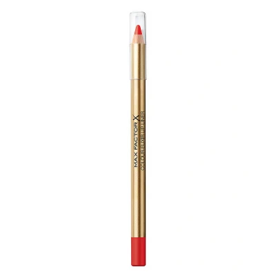 Abbildung von Max Factor Colour Elixir Lipliner, 60 Red Ruby, Lipliner für ideal definierte Lippen, mit geschmeidiger Textur und mattem Finish, verlängert die Haltbarkeit des Lippenstifts, 5 g