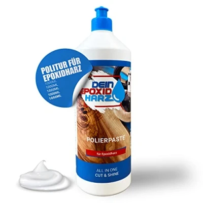 Abbildung von Polierpaste für Epoxidharz 3in1 Politur in Profi Qualität Cut &amp; Shine entfernt Mattierungen Mikro Kratzer (1000ml)