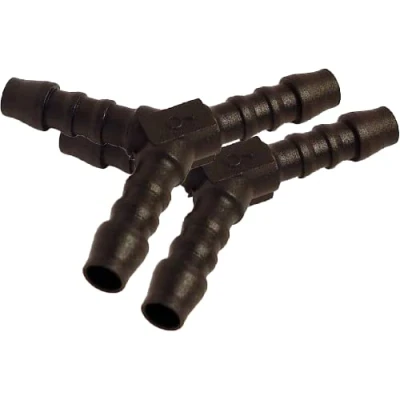 Abbildung von 3 fach Teiler / Y Verbinder für Schläuche, Rohre, 6 mm, 2 Stück