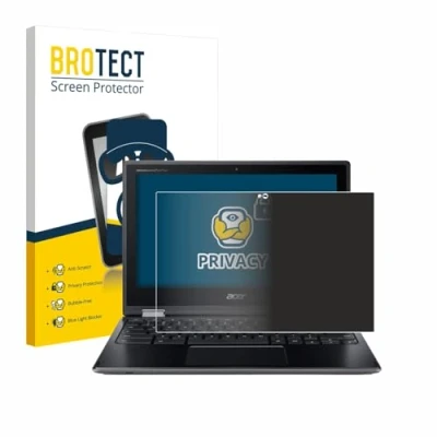 Abbildung von BROTECT Anti Spy Blickschutzfolie für Acer Chromebook Spin 511 R752TN C5P0 Privacy Screen Protector [Displayschutz, Sichtschutz, Blaulichtfilter]