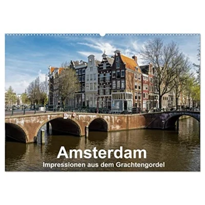Abbildung von Amsterdam Impressionen aus dem Grachtengordel (Wandkalender 2025 DIN A2 quer), CALVENDO Monatskalender