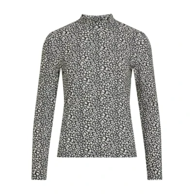 Abbildung von VILA Rollneck Langarmshirt, Damen, Größe: Medium, Schwarz