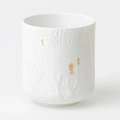 Abbildung von Räder Design Windlicht Seepferdchen weiß 9cm