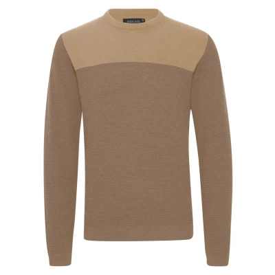 Abbildung von Indicode Jeans Idlabel Strickpullover, Herren, Größe: Large, Cornstalk