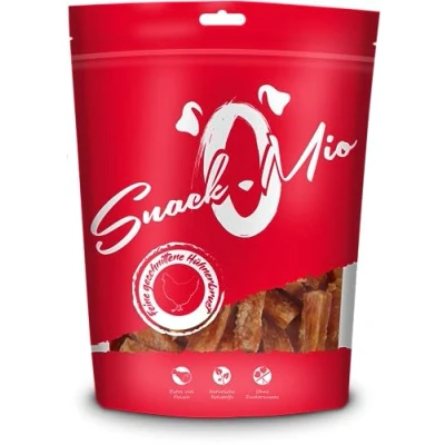 Abbildung von SnackOMio Premium Kausnack für Hunde Feine geschnittene Hühnerbrust, 70g, 1er Pack (1 x 0,07kg)