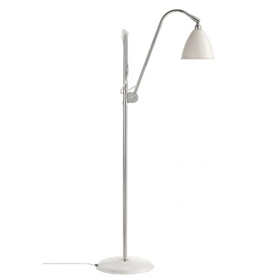 Abbildung von GUBI Bestlite BL3 Stehleuchte Ø16cm, chrom/weiß