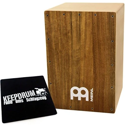 Abbildung von Meinl MYO CAJ OV Cajon Bausatz Ovangkol + keepdrum Sitzpad CP 01