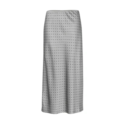 Abbildung von Kaffe Alinienrock, Damen, Größe: 34, Steeple gray black dot