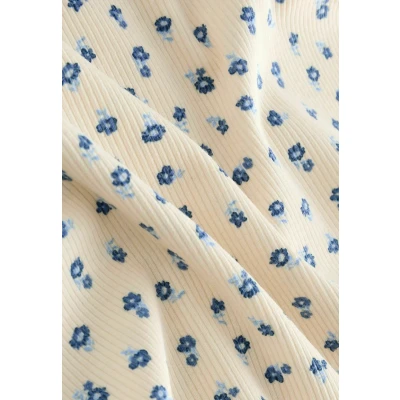 Abbildung von Next Regular FIT Racer Strickkleid für Kinder, Größe: 104, Ecru ditsy