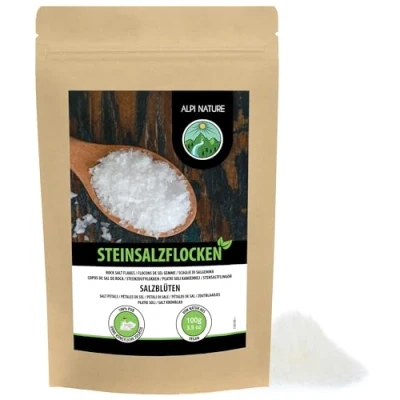 Abbildung von Steinsalzflocken (100g), Steinsalzblüten, natürliches Steinsalz aus Spanien, Gourmetsalz ohne Zusätze