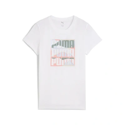 Abbildung von Puma Graphics Mountain Tshirt print, Damen, Größe: Small, White