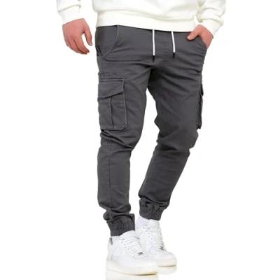 Abbildung von SOULSTAR Cargohose SPROSEAU Herren Jogger Chino Jeans Hose Stoffhose