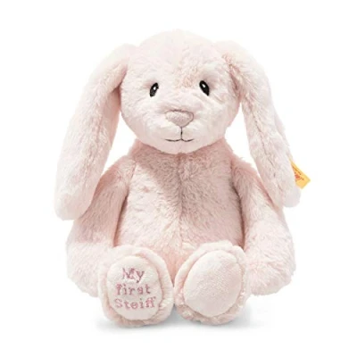 Abbildung von Steiff Friends MY First Hoppie HASE Kuscheltier für Kinder, Größe: One Size, Rosa