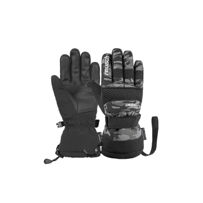 Abbildung von Reusch Connor RTEX XT Junior Fingerhandschuh Dark camo black für Kinder, Größe: 3.5,
