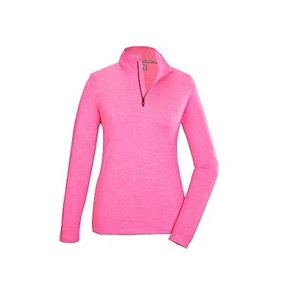 Abbildung von killtec Damen Funktionsshirt/Langarmshirt mit Stehkragen und Reißverschluss KSW 97 WMN LS SHRT, neon Orchid, 36, 40876 000