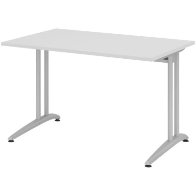 Abbildung von HAMMERBACHER Schreibtisch VBS12/5/S lichtgrau