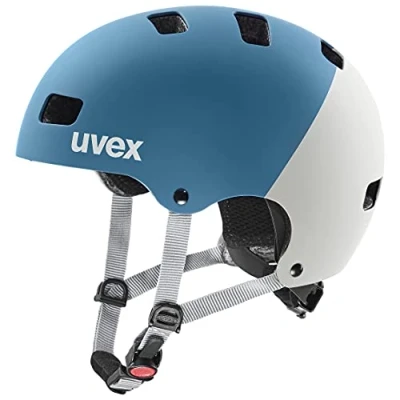 Abbildung von uvex kid 3 cc robuster Fahrradhelm für Kinder individuelle Größenanpassung optimierte Belüftung dark cyan rhino matt 51 55 cm