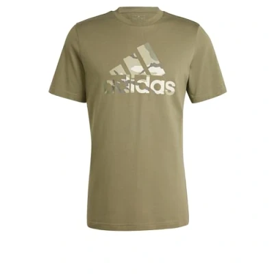 Abbildung von adidas Sportswear M CAMO G T Tshirt print, Herren, Größe: Small, Olive strata