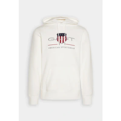 Abbildung von GANT REG Archive Shield Kapuzenpullover, Herren, Größe: XXL, Eggshell