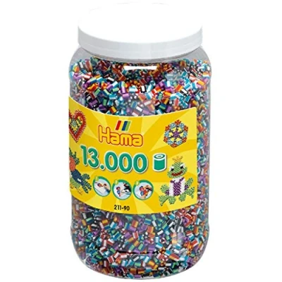 Abbildung von Hama Midi Perlen Gestreift 13000 pcs Mix 90