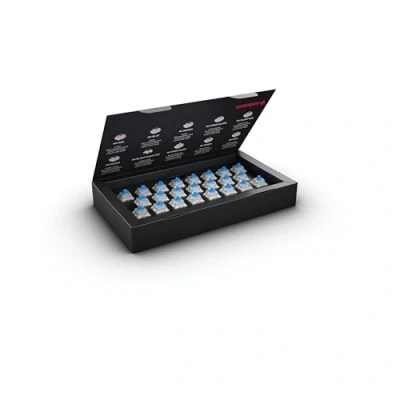 Abbildung von CHERRY MX RGB SILENT RED Switch Kit, 23 Mechanische Tastatur Schalter, für DIY, Hot Swap oder Gaming Keyboard, Linearer ohne Klick, Leichtgängig &amp; Leise