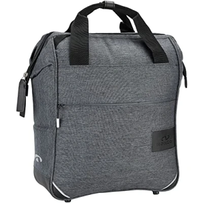 Abbildung von Asista Teile fürs Rad Unisex Erwachsene Norco Denbury Gepäckträgertaschen, Tweed Grau, 38x30x13cm