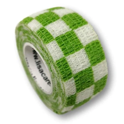 Abbildung von LisaCare Fingerpflaster 2,5cm x 4,5m 2er Karo Grün 2 St