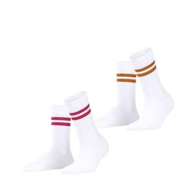 Abbildung von Esprit Tennis Stripe 2PACK Sportsocken, Damen, Größe: 39 42, Raw white