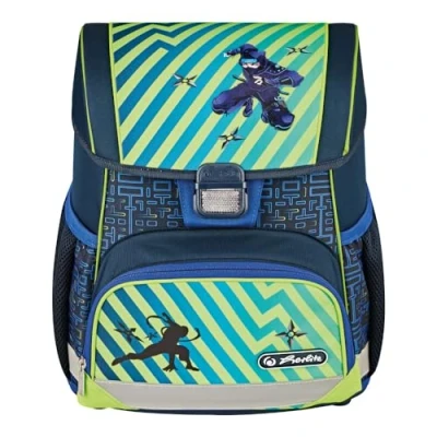 Abbildung von Herlitz Unisex Kinder Loop Funky Ninja Schulranzen, Multicoloured, M