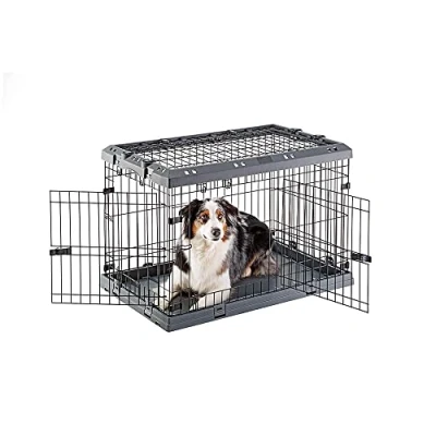 Abbildung von Ferplast Superior Hundebox Grau Box 92x58x62 cm...